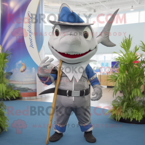 Silver Swordfish mascotte...