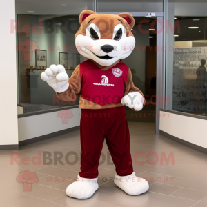 Maroon Bobcat mascotte...