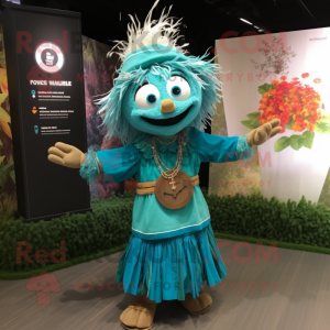 Turquoise Scarecrow...