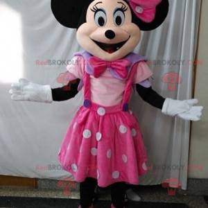 Mascot Minnie famoso ratón de Disney. Disfraz de Disney -