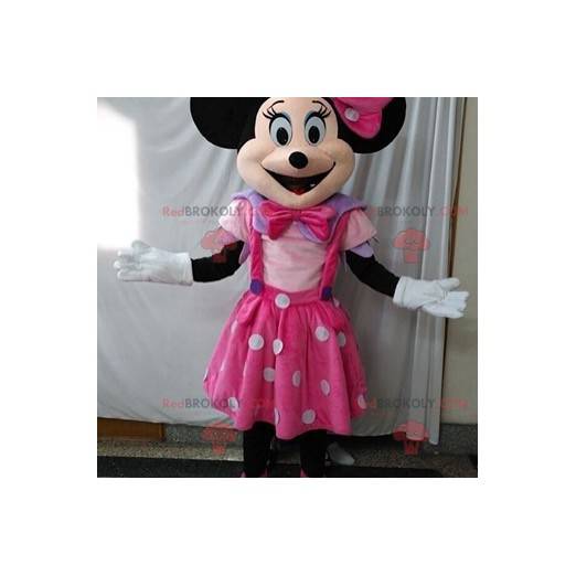 Mascot Minnie famoso ratón de Disney. Disfraz de Disney -