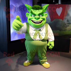 Green Ogre mascotte kostuum...
