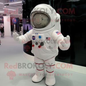 nan Astronaut mascot costume character dressed with a Shorts and Foot pads