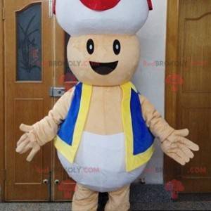 Mascot Super Mushroom famous character in Mario - Redbrokoly.com