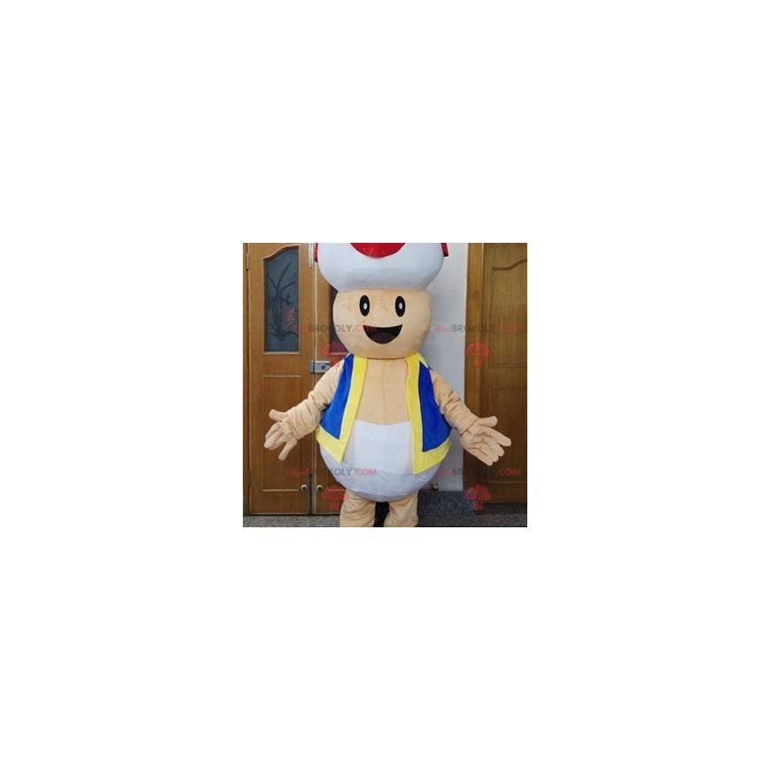 Mascot Super Mushroom famous character in Mario - Redbrokoly.com
