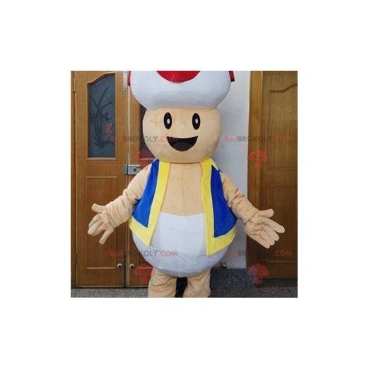 Mascot Super Mushroom famous character in Mario - Redbrokoly.com