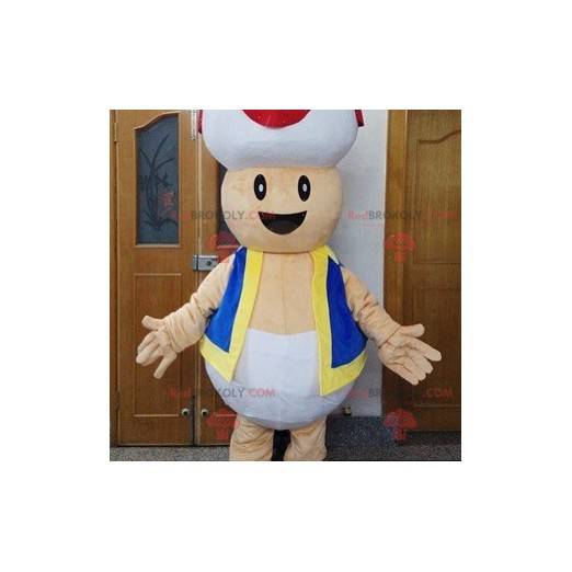 Mascote Super Mushroom famoso personagem em Mario -