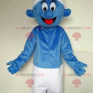 Smurf mascot famous blue comic character - Redbrokoly.com