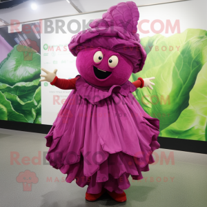 Magenta Cabbage mascotte...