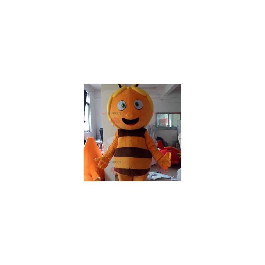 Mascotte de Maya l'abeille célèbre abeille de dessin animé -