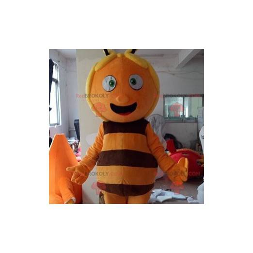 Mascotte de Maya l'abeille célèbre abeille de dessin animé -