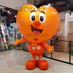 Orange hjerteformede...