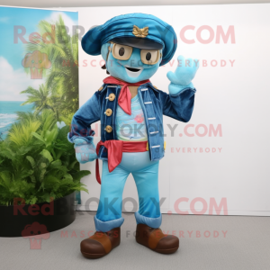 Cyan Pirate mascotte...