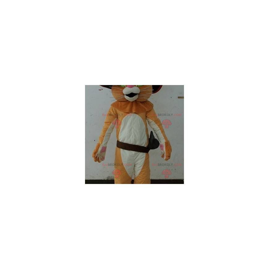 Maskotka Kot w butach z kapeluszem i butami - Redbrokoly.com