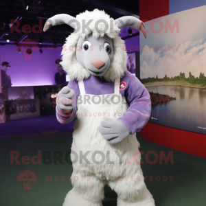 Lavendel Angora Geit maskot...