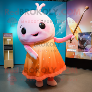 Peach Narwhal mascotte...