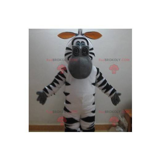 Marty mascotte beroemde zebra uit Madagascar cartoon -