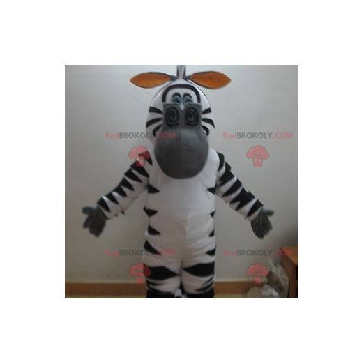 Marty maskotka słynna zebra z Madagaskaru kreskówki -