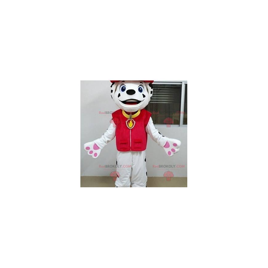 Dalmatische mascotte in brandweeruitrusting - Redbrokoly.com
