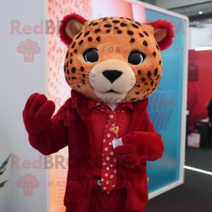 Red Leopard mascotte...