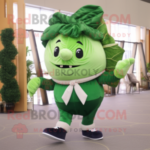 Forest Green Cabbage maskot...