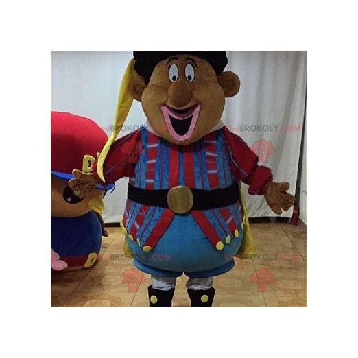 King jester trubadur farverig snemand maskot - Redbrokoly.com
