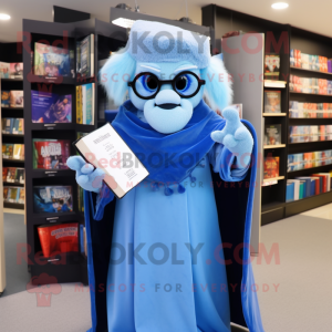 Sky Blue Vampire maskot...