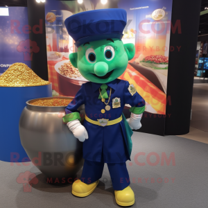 Blue Pot Of Gold maskot...