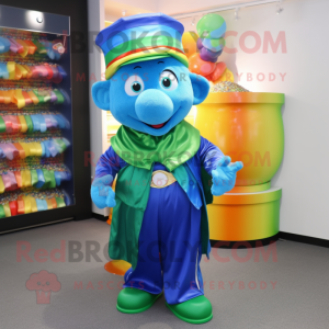 Blue Pot Of Gold maskot...