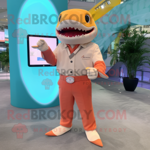 Peach Shark mascotte...