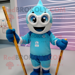 Cyan Ice Hockey Stick...