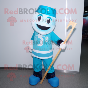 Cyan Ice Hockey Stick...