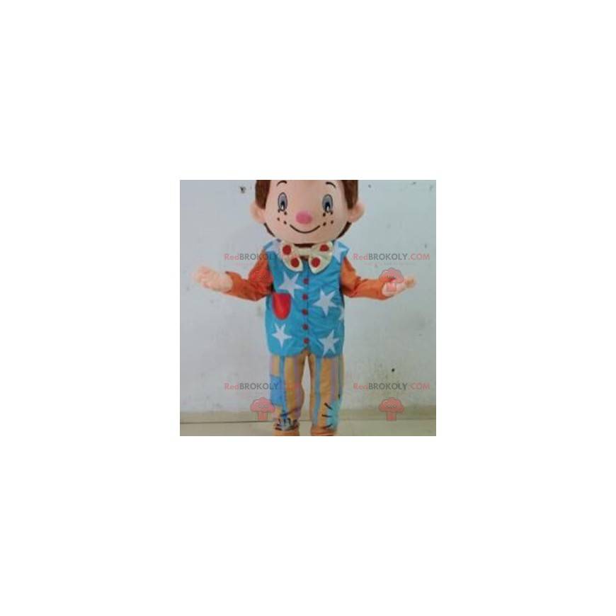 Marionettenclown Maskottchen. Maskottchen für Kinder - Marionettenclown Maskottchen. Maskottchen für Kinder -