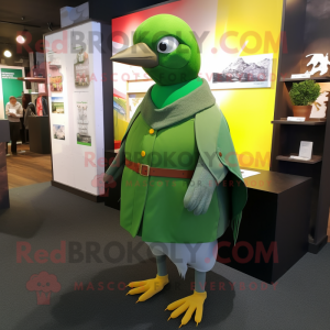 Forest Green Pigeon maskot...