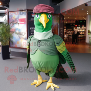 Forest Green Pigeon maskot...