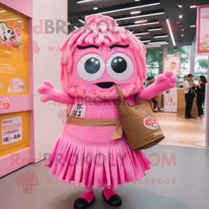 Pink Ramen maskot kostume...