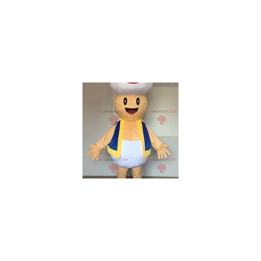 Mascot personaje famoso Super Mushroom en Mario - Redbrokoly.com