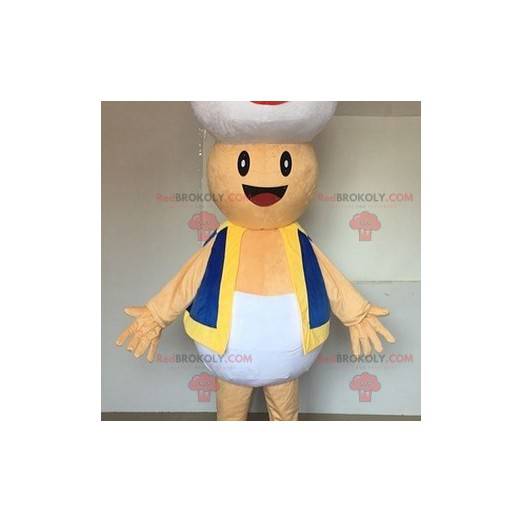 Mascot Super Mushroom famous character in Mario - Redbrokoly.com