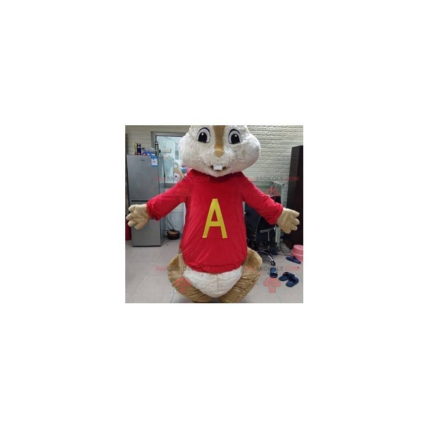 Cartoon Alvin Squirrel Mascot - Redbrokoly.com