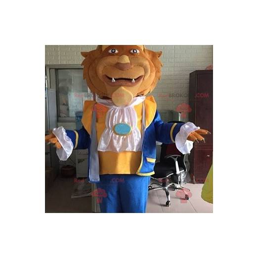 Beast mascot Disney character from Beauty and the Beast -