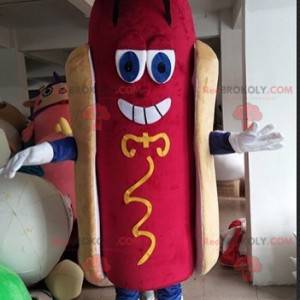 Giant hot dog mascot. Fast food costume - Redbrokoly.com