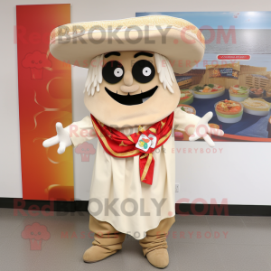 Kremfarget Fajitas maskot...