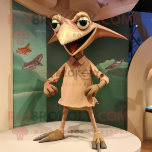 Tan Pterodactyl mascotte...