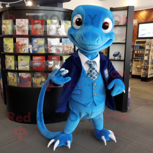 Blue Geckos mascotte...