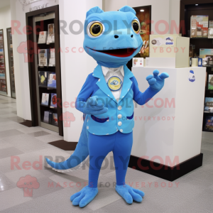 Blue Geckos mascotte...