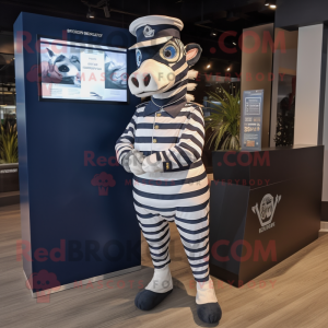 Navy Zebra maskot...