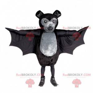 Gigante mascotte pipistrello marrone e grigio - Redbrokoly.com