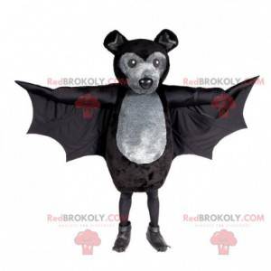 Mascotte de chauve-souris marron et grise géante -