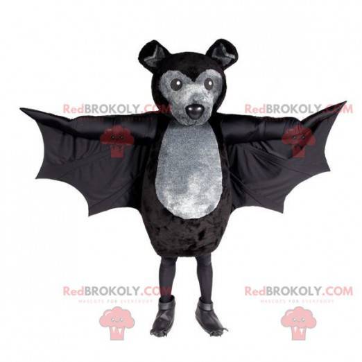 Riesiges braunes und graues Fledermausmaskottchen -