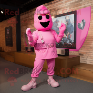 Pink Soldier mascotte...